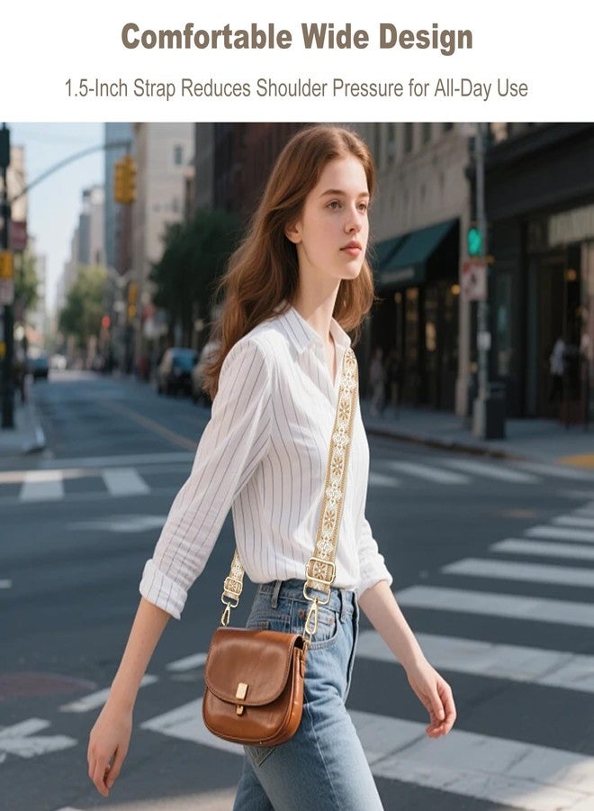 ZGGAZCA Crossbody Bag Strap Adjustable Wide Shoulder Straps for Purses and Handbags Long Cross Body Replacement Strap for Women Fashion Bags Purse Accessories for Crossbod Bags and Totes - Image 5
